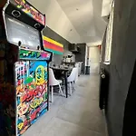 Lägenhet Capsule Art Deco - Jacuzzi - Netflix - Cinema - Arcade De Jeux & Nintendo Switch - 2 - Filet Suspendu Valenciennes